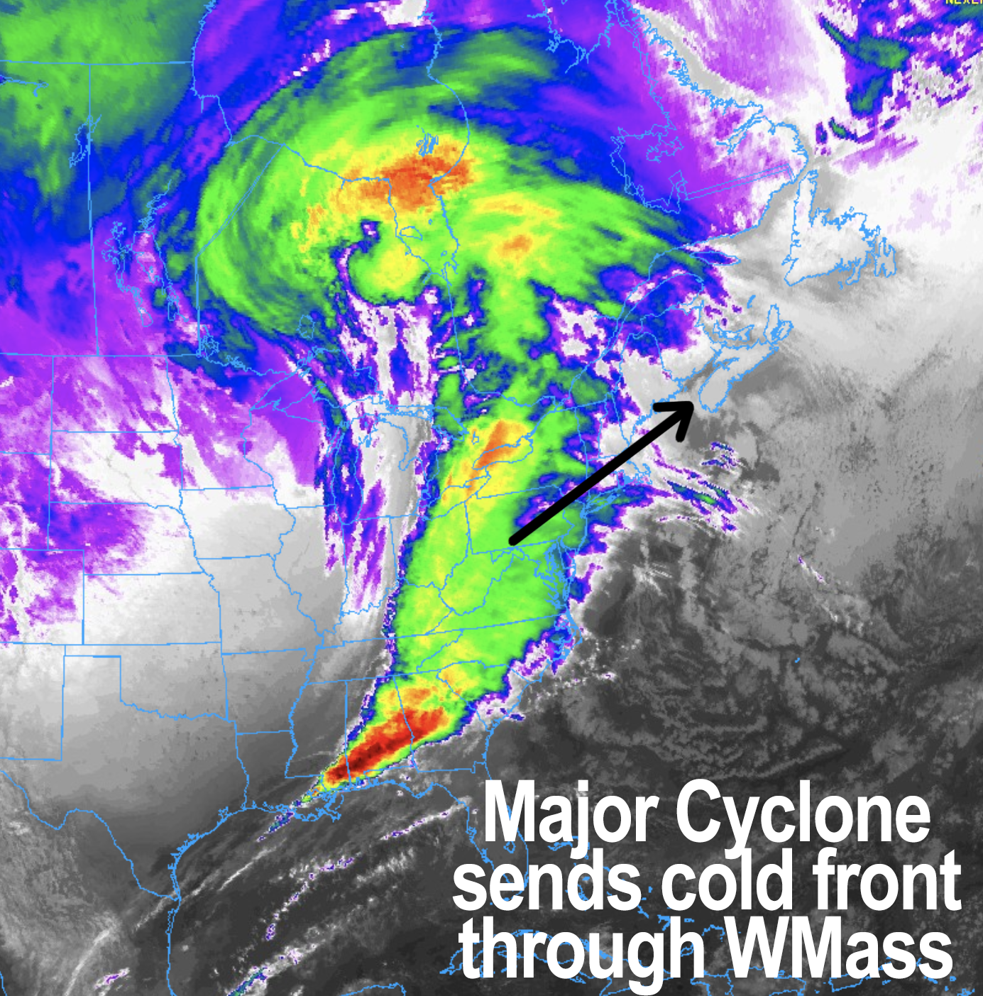 Rain and Wind coming this afternoon and evening, wind lasts through Thursday