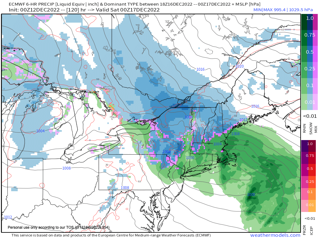 Snow elevation, rain valley for this Friday as it looks now.