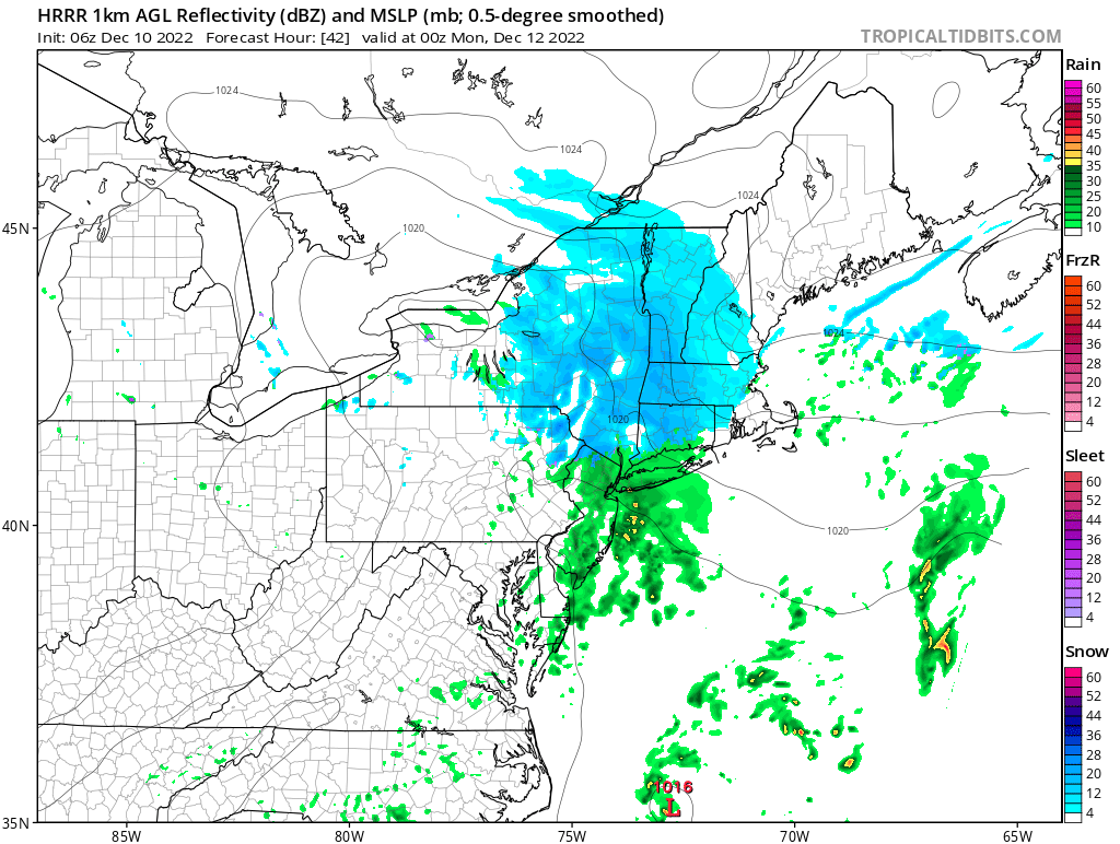 Sunday snow on the way