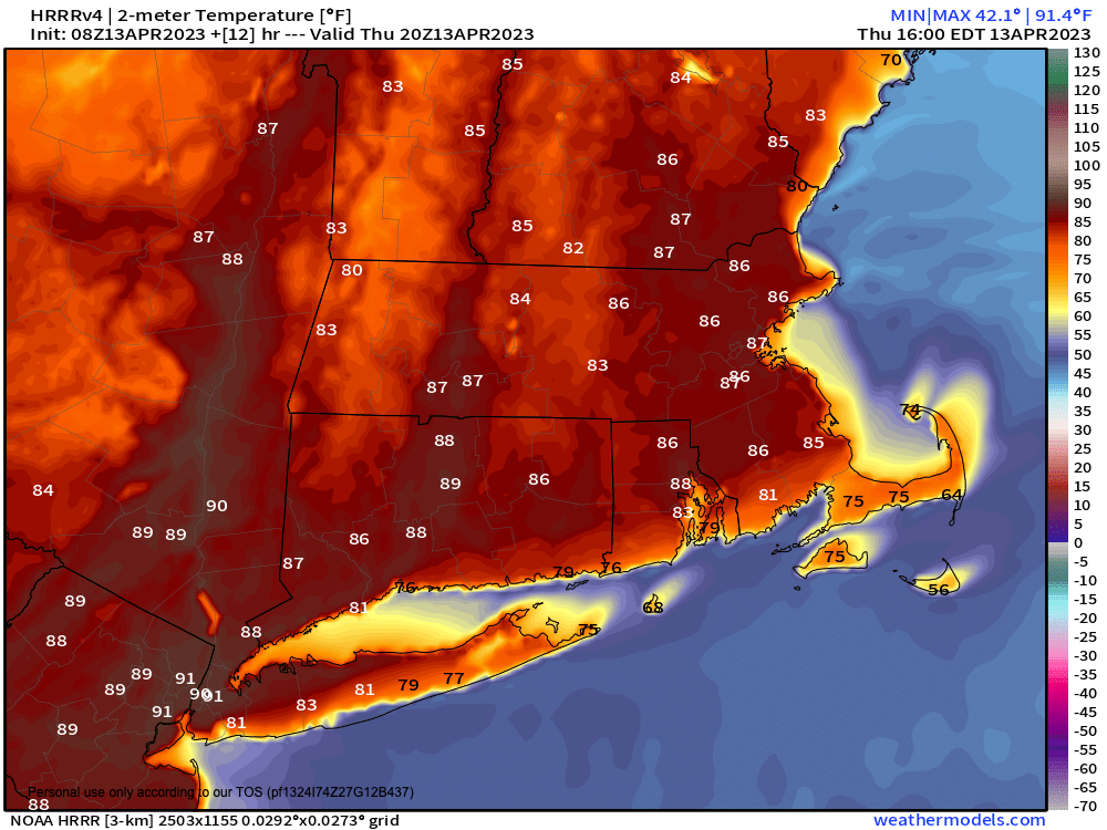 Warm to hot today and tomorrow