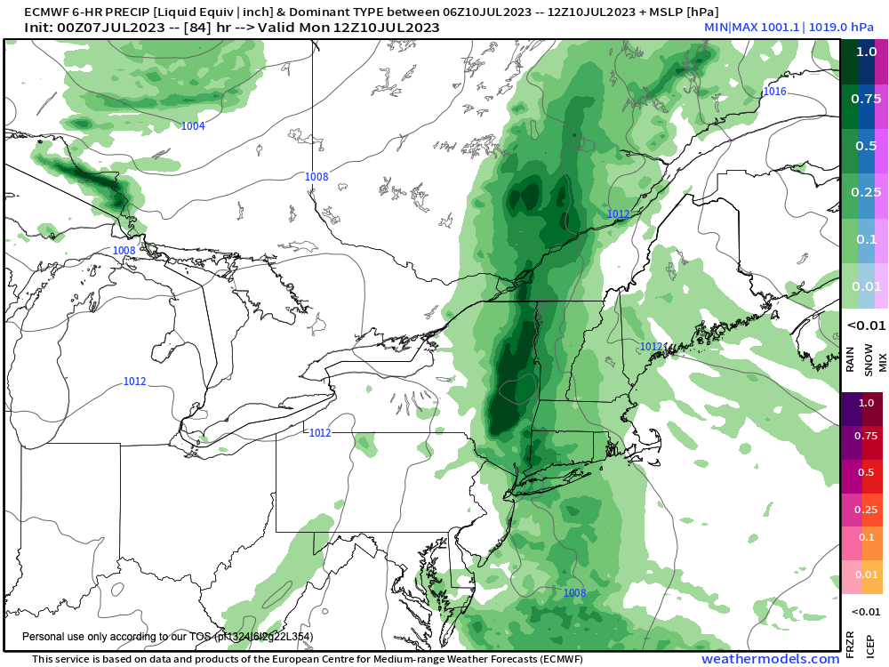 Flooding rains possible Sunday night into Monday