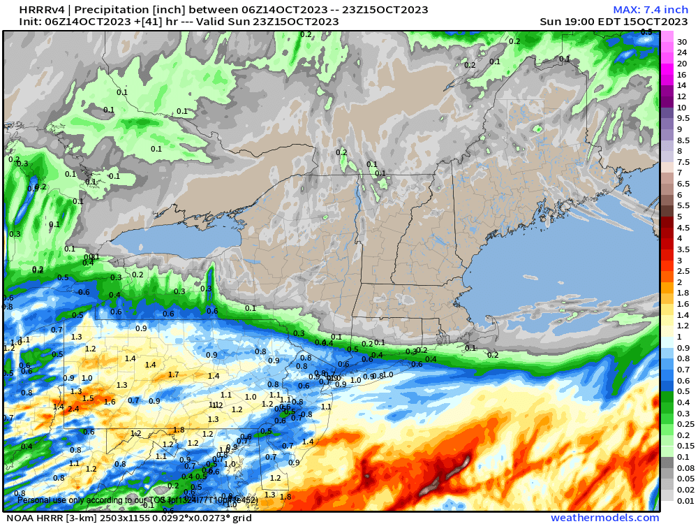 Rain likely stays south into CT