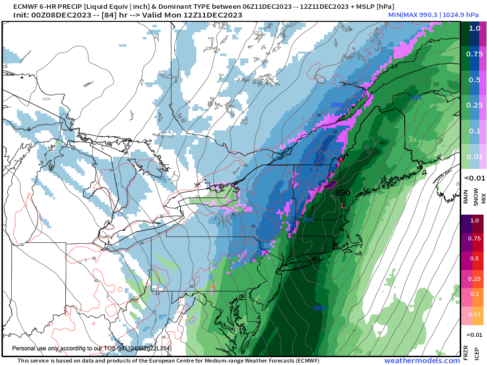 Major Windy Rainstorm with Heavy Berkshire Snow Possible Sun/Mon