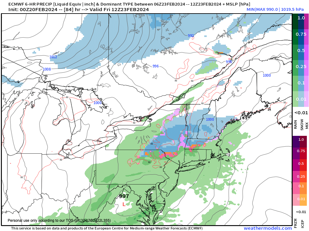 Wet Snow Possible Late Thursday Night