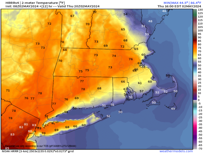 Western Mass Regional Weather for May 2, 2024 Western Mass Weather