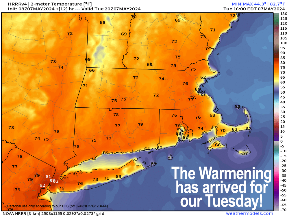 Western Mass Regional Weather for May 7, 2024 Western Mass Weather